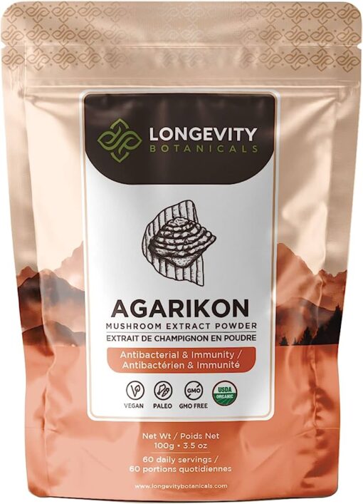 Dried Agarikon Mycelium Powder