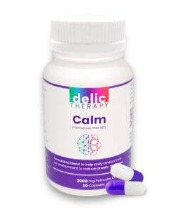 DELIC THERAPY – CALM SHROOM CAPSULES 3000MG